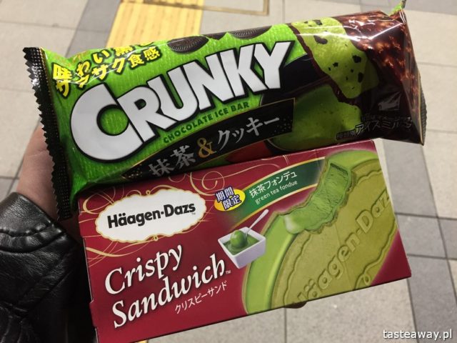matcha, japońska zielona herbata matcha, matcha latte, Japonia, co jeść w Japonii, japońskie desery, lody z zielonej herbaty, lody matcha