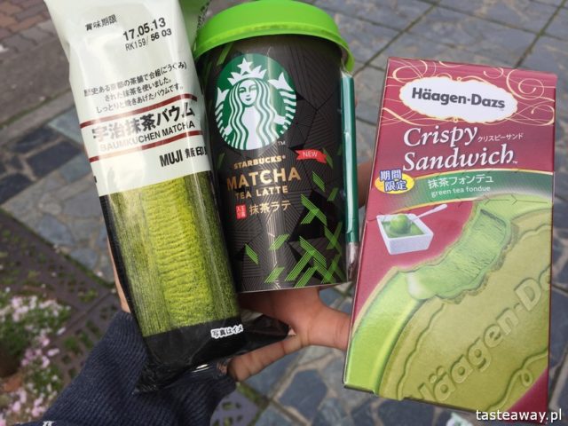 matcha, japońska zielona herbata matcha, matcha latte, Japonia, co jeść w Japonii, japońskie desery, lody z zielonej herbaty, lody matcha