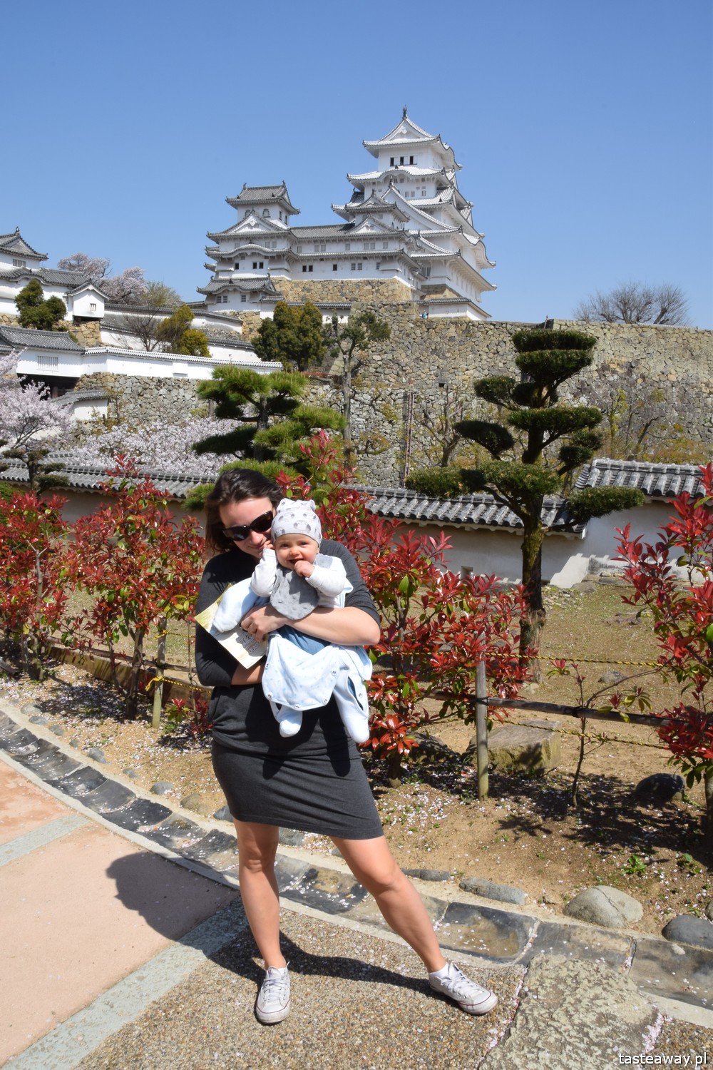Japonia z dziećmi, dziecko w Japonii, podróżowanie z dziećmi, Japonia, zamek Himeji