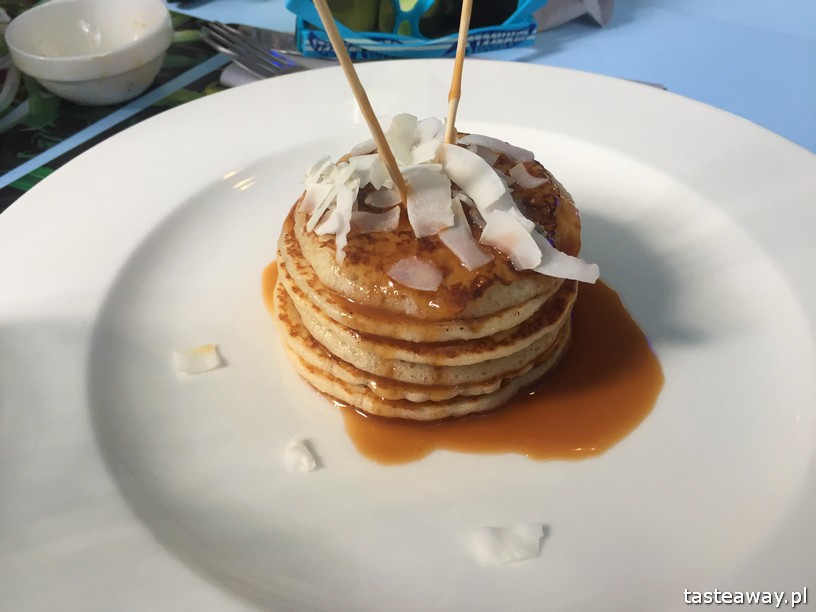 Raj w Niebie, Warszawa, kuchnia hawajska, bowl, budda bowl, gdzie na lunch, pancakes, pancakes z toffi