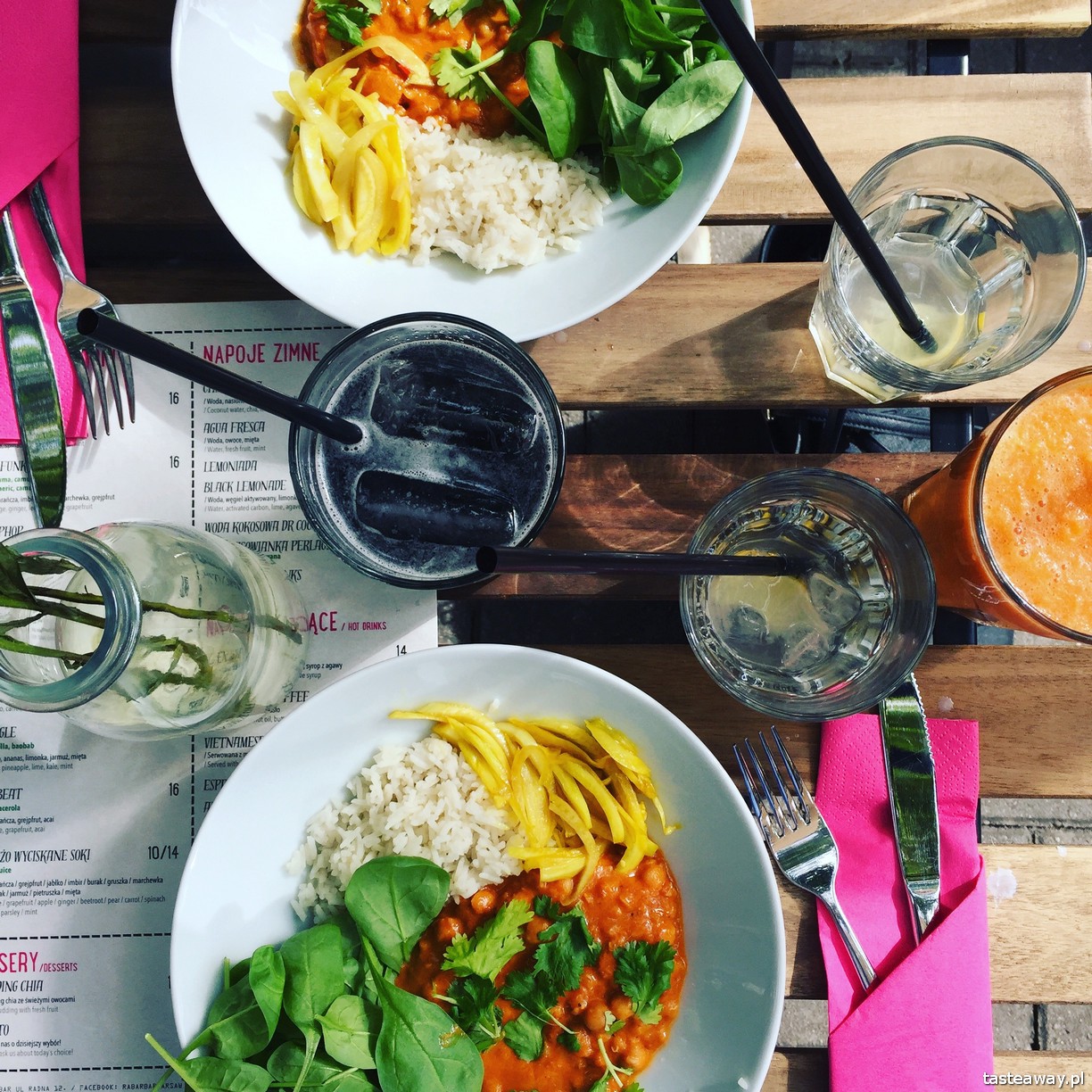 Rabarbar, Powiśle, gdzie na lunch, gdzie jeść zdrowo, wege, Budda bowl