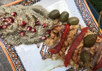 Maghreb, kuchnia marokańska, kuchnia marokańska w Warszawie, gdzie jeść na Żoliborzu, Burakowska, baba ganoush, hummus,