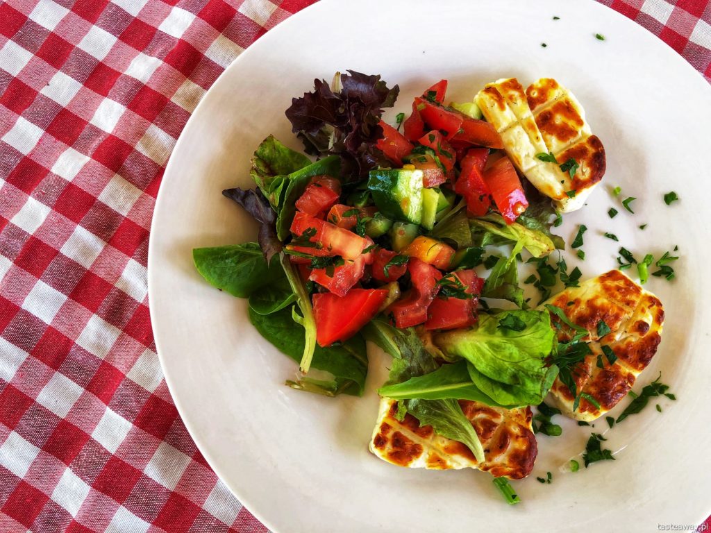 grillowane halloumi