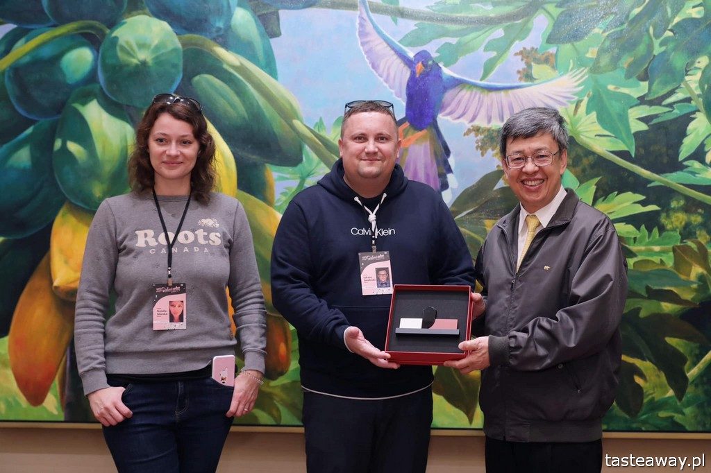 z wiceprezydentem Chen Chien-jen