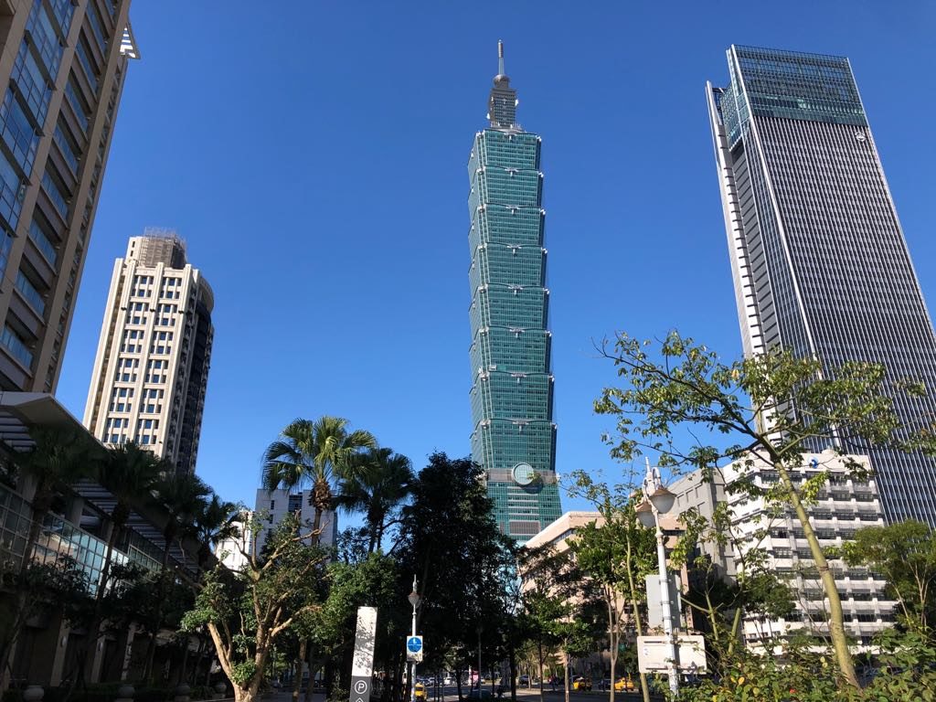 widok na Taipei 101