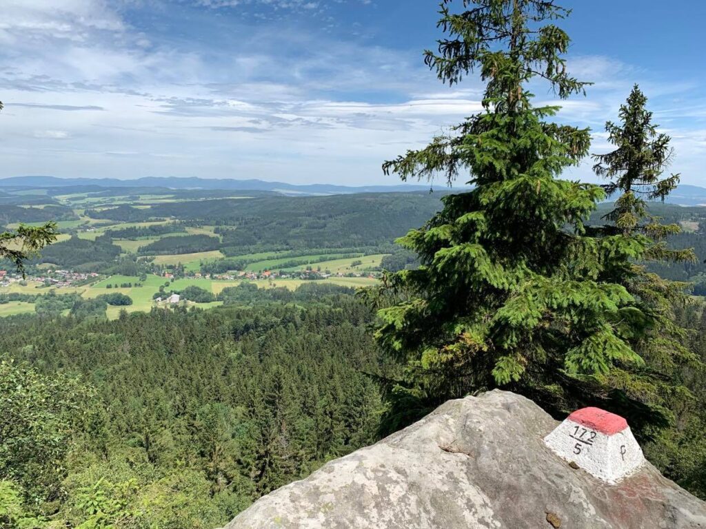 widok na stronę czeską
