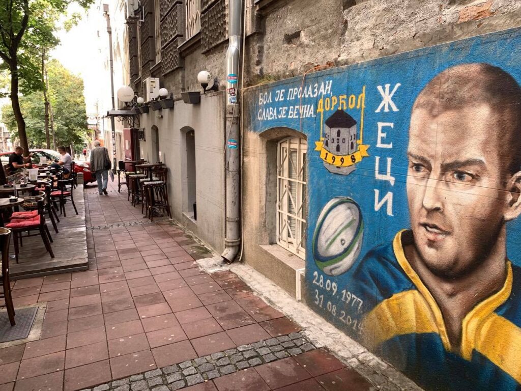 murale w Belgradzie