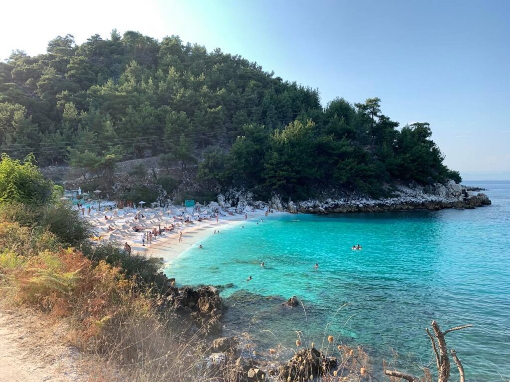 plażowanie Marble Beach_Thassos