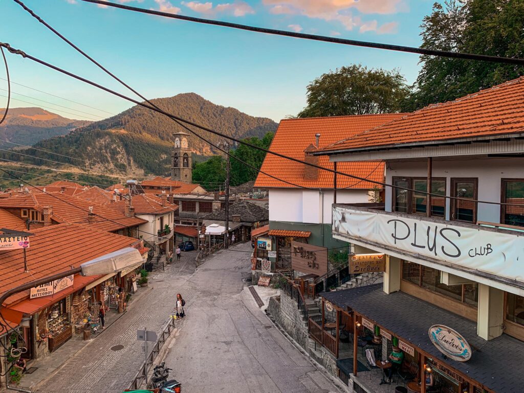 widok na Metsovo