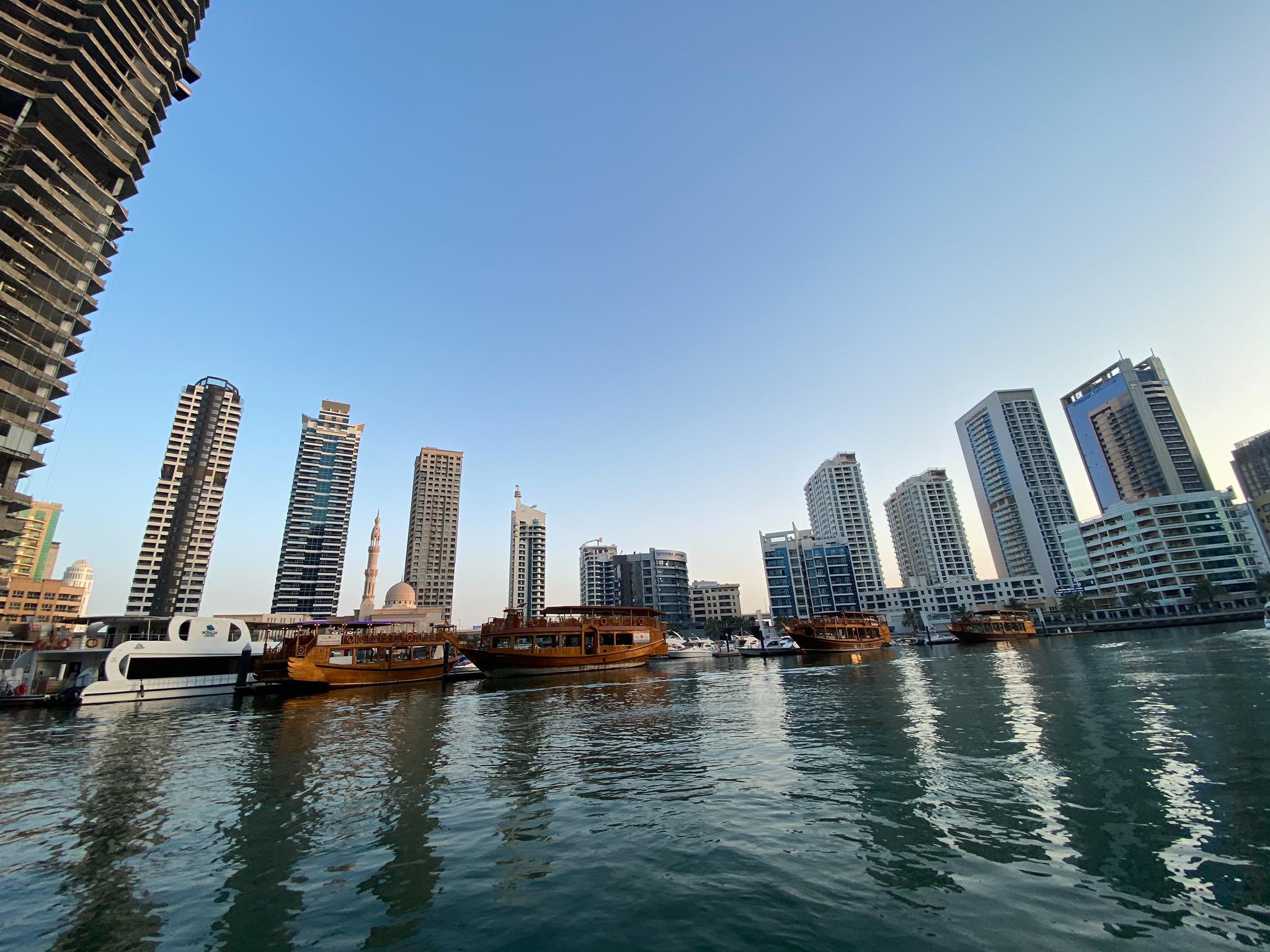 Dubai Marina_rejs w stronę Marina Beach