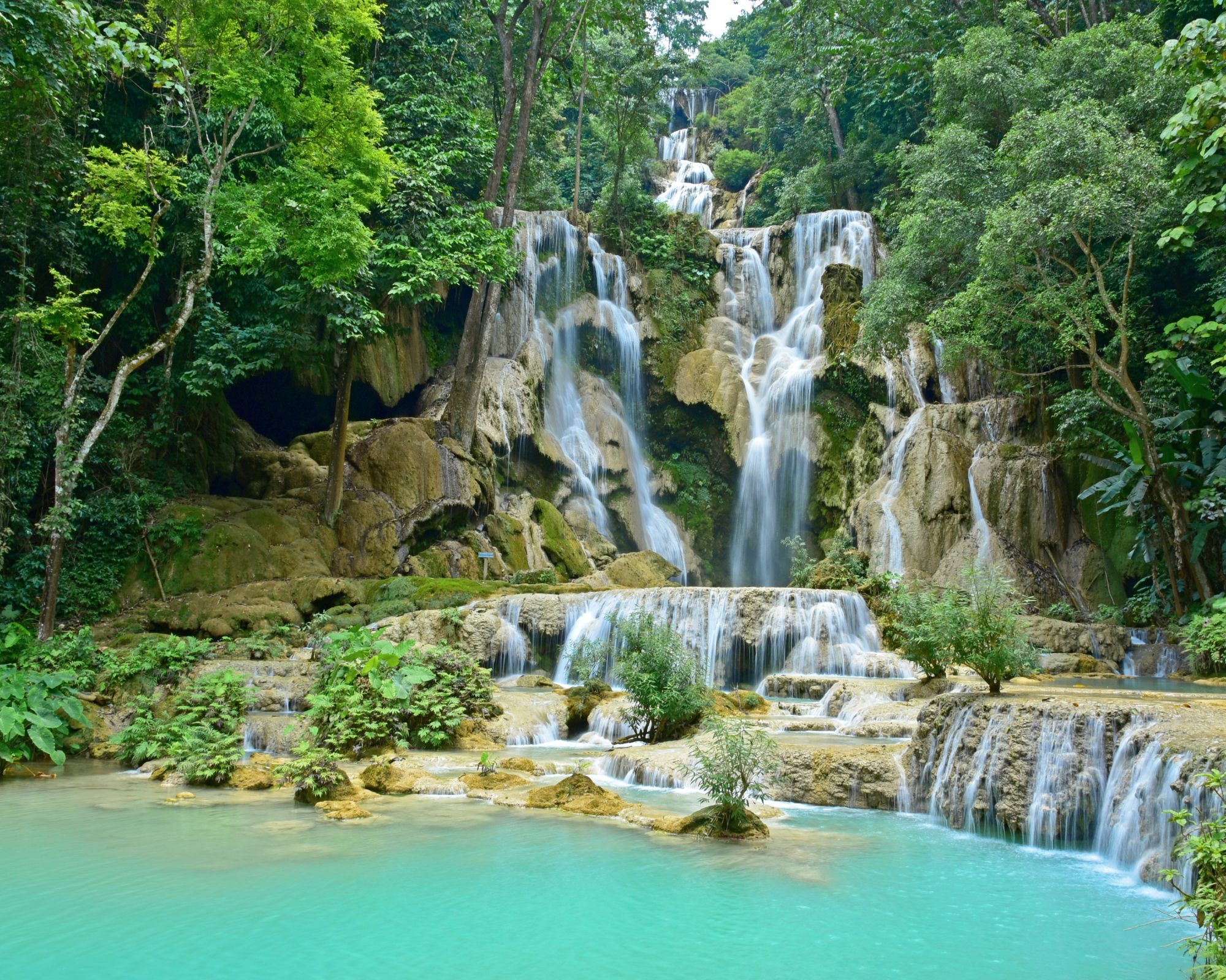 Kuang Si, wodospad Kuang Si, Luang prabang