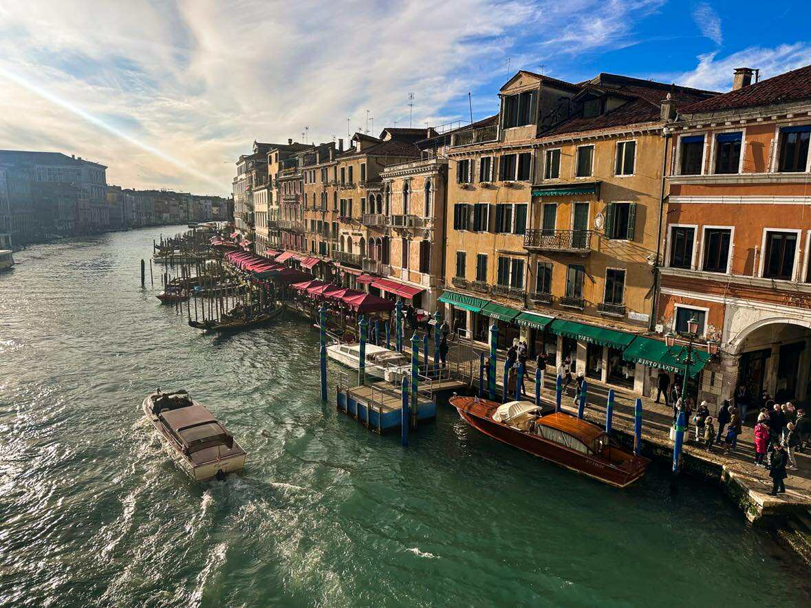 Wenecja, Most Rialto, widok na Wenecję
